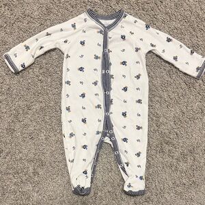Ralph Lauren Blue Blue Striped Kids One Piece